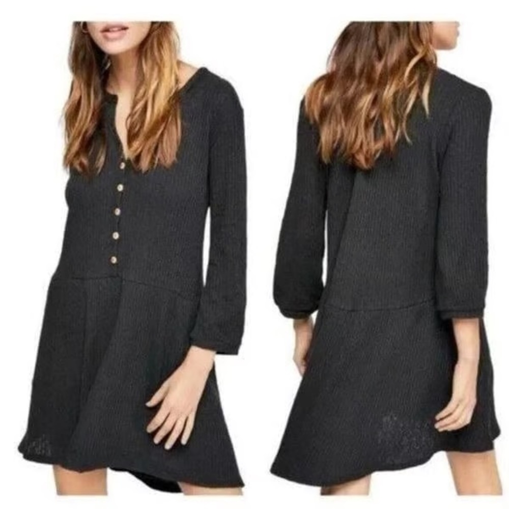FP Beach Blossom Button Up T-Shirt Dress